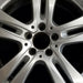 18" MERCEDES S-CLASS 17 222 Type, , S550, 18x8 Original OEM Wheel Rim - Angle View