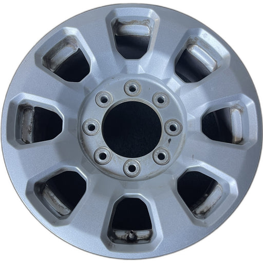 18" FORD F250SD PICKUP 23-24 18x8, aluminum, 8 spoke, flared spoke Original OEM - Front View
