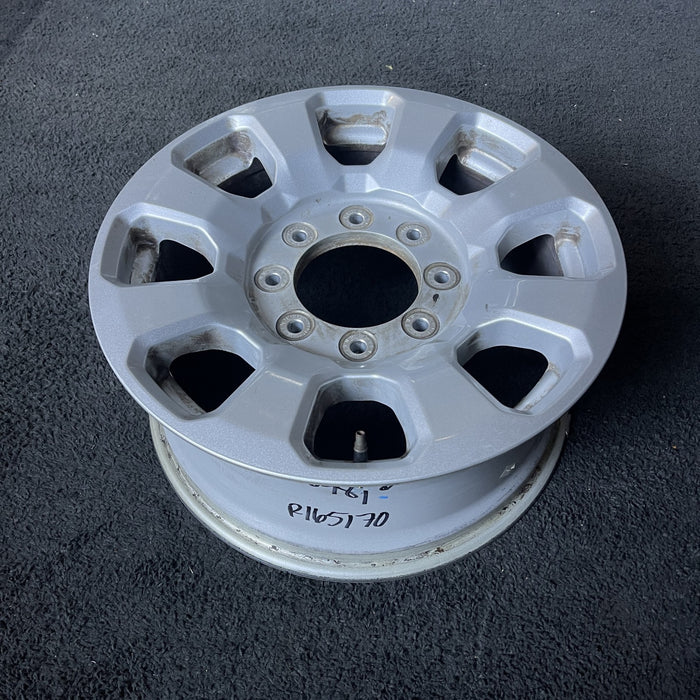 18" FORD F250SD PICKUP 23-24 18x8, aluminum, 8 spoke, flared spoke Original OEM - View 7