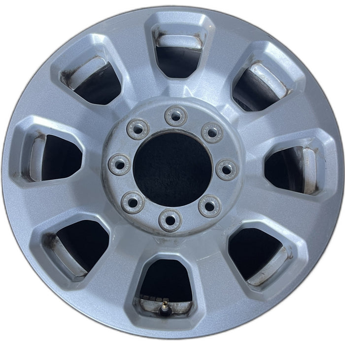 18" FORD F250SD PICKUP 23-24 18x8, aluminum, 8 spoke, flared spoke Original OEM - Front View