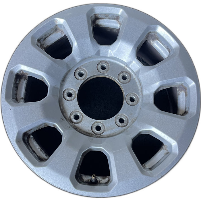 18" FORD F250SD PICKUP 23-24 18x8, aluminum, 8 spoke, flared spoke Original OEM - Front View