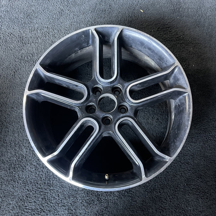 20" EDGE 13 20x8 , , black with machined edges Original OEM Wheel Rim - Additional View