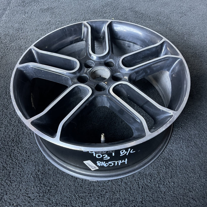 20" EDGE 13 20x8 , , black with machined edges Original OEM Wheel Rim - View 7