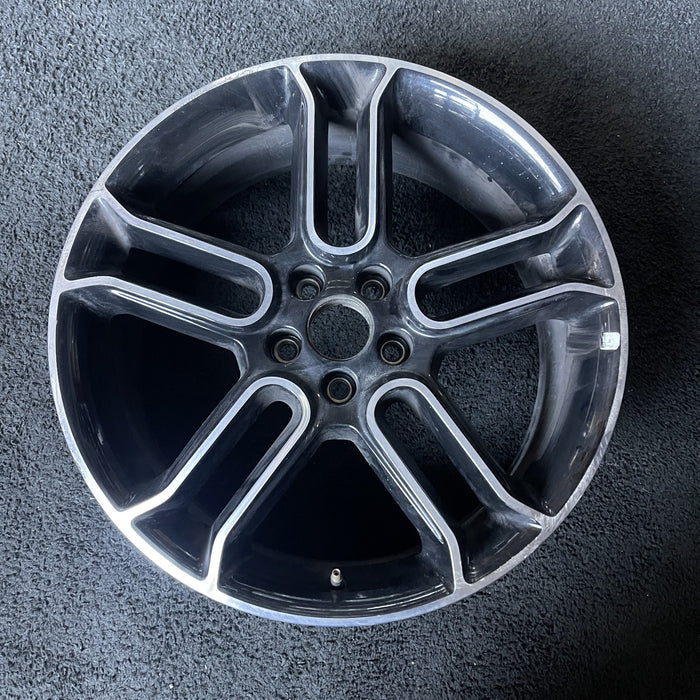 20" EDGE 13 20x8 , , black with machined edges Original OEM Wheel Rim - Additional View