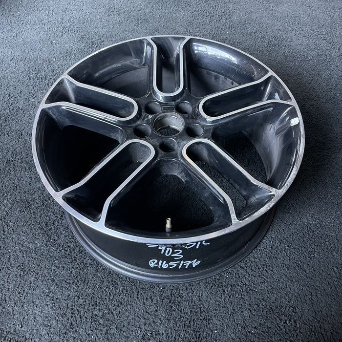 20" EDGE 13 20x8 , , black with machined edges Original OEM Wheel Rim - View 7