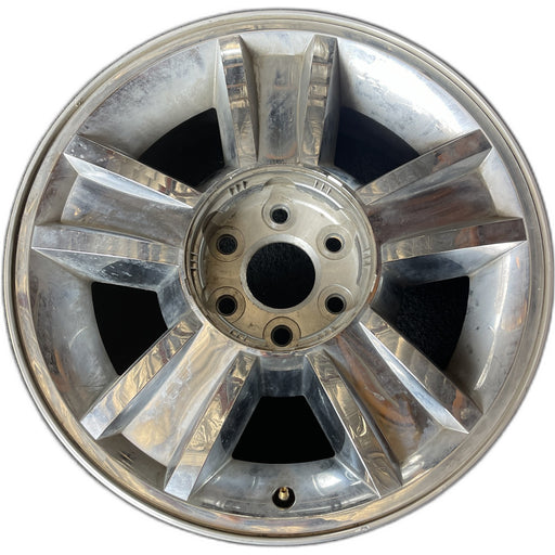 20" AVALANCHE 1500 09-10 20x8.5, 5 spoke, covered lug nuts, grooved spoke - Front View