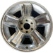 20" AVALANCHE 1500 09-10 20x8.5, 5 spoke, covered lug nuts, grooved spoke - Front View