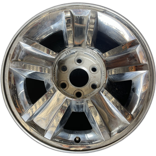 20" AVALANCHE 1500 09-10 20x8.5, 5 spoke, covered lug nuts, grooved spoke - Front View