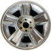 20" AVALANCHE 1500 09-10 20x8.5, 5 spoke, covered lug nuts, grooved spoke - Front View