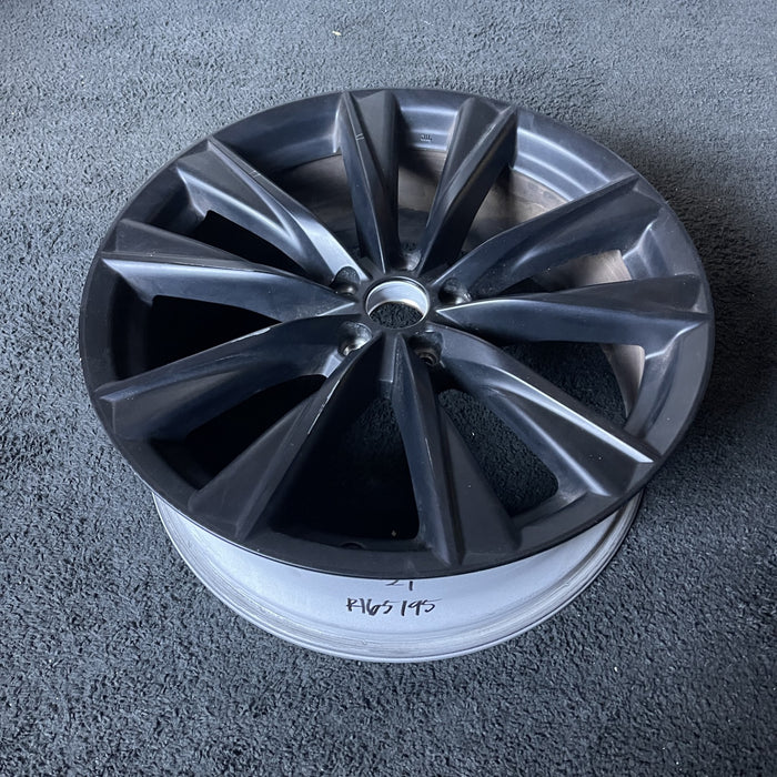 21" LEXUS RX350 23-24 21x8, 5 V spoke, matte black Original OEM Wheel Rim - View 7