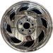 17" CORVETTE 91-92 exc. ZR1; 17x9.5 , L. Original OEM Wheel Rim - Front View