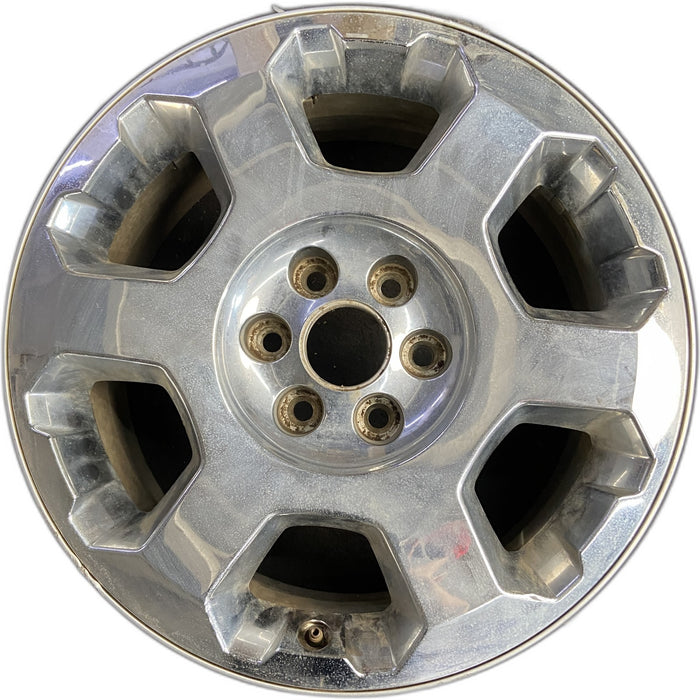 20" FORD F150 PICKUP 09-12 20x8.5, 6 spoke, chrome Original OEM Wheel Rim - Front View