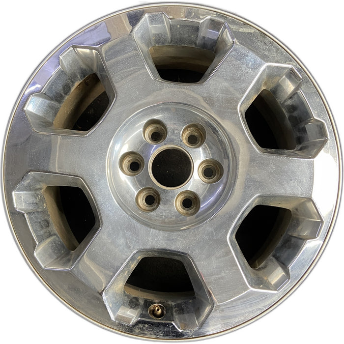 20" FORD F150 PICKUP 09-12 20x8.5, 6 spoke, chrome Original OEM Wheel Rim - Front View