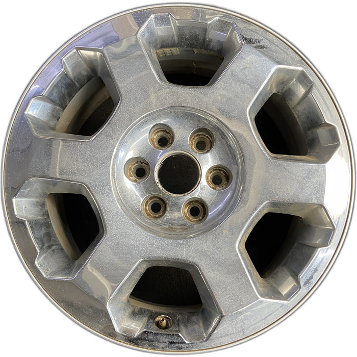 20" FORD F150 PICKUP 09-12 20x8.5, 6 spoke, chrome Original OEM Wheel Rim - Front View