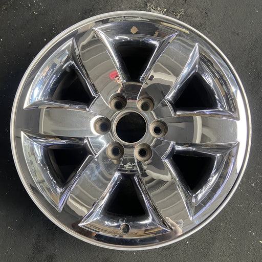 20" SIERRA 1500 PICKUP 09-11 20x8.5, 6 spoke, chrome, flat faced spoke, w/o - Additional View
