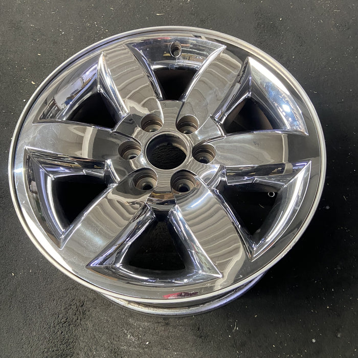 20" SIERRA 1500 PICKUP 09-11 20x8.5, 6 spoke, chrome, flat faced spoke, w/o - View 8