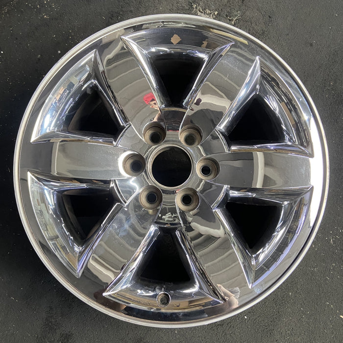 20" SIERRA 1500 PICKUP 09-11 20x8.5, 6 spoke, chrome, flat faced spoke, w/o - Additional View