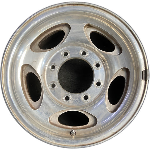 16" EXCURSION 00-05 , aluminum, 5 oval openings Original OEM Wheel Rim - Front View