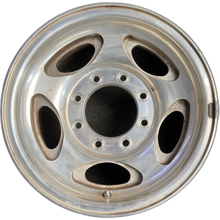 16" EXCURSION 00-05 , aluminum, 5 oval openings Original OEM Wheel Rim - Front View
