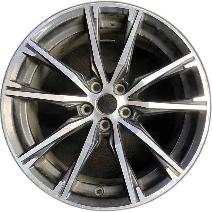 17" 86 17-19 17x7 , 10 spoke Original OEM Wheel Rim - Front View