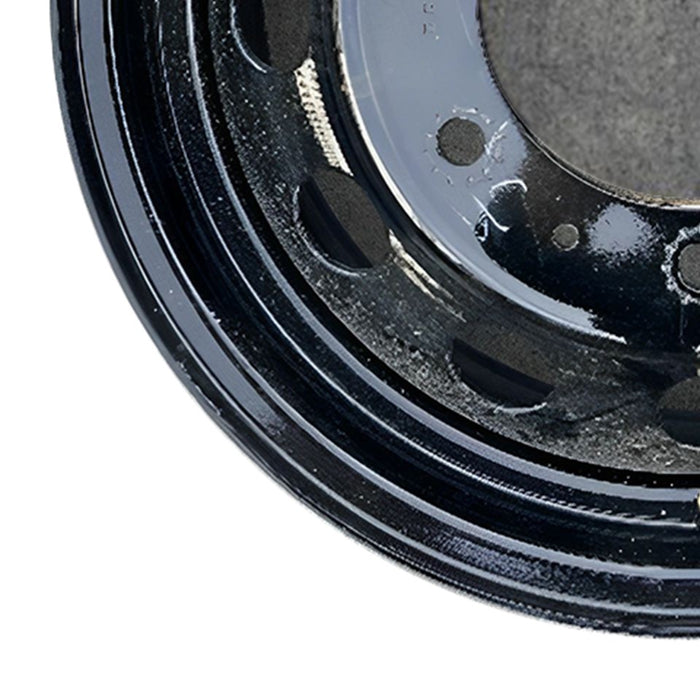 16" TRANSIT 150 22 , , 6 lug, steel, black Original OEM Wheel Rim - Back View