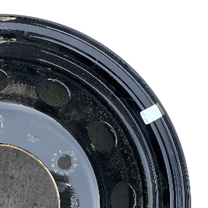 16" TRANSIT 150 22 , , 6 lug, steel, black Original OEM Wheel Rim - Close-Up Detail