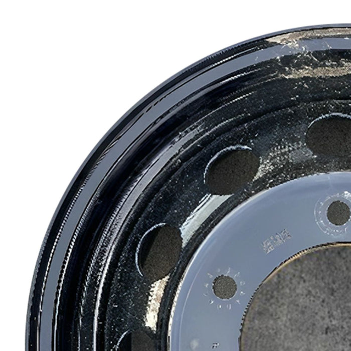 16" TRANSIT 150 22 , , 6 lug, steel, black Original OEM Wheel Rim - Side Profile