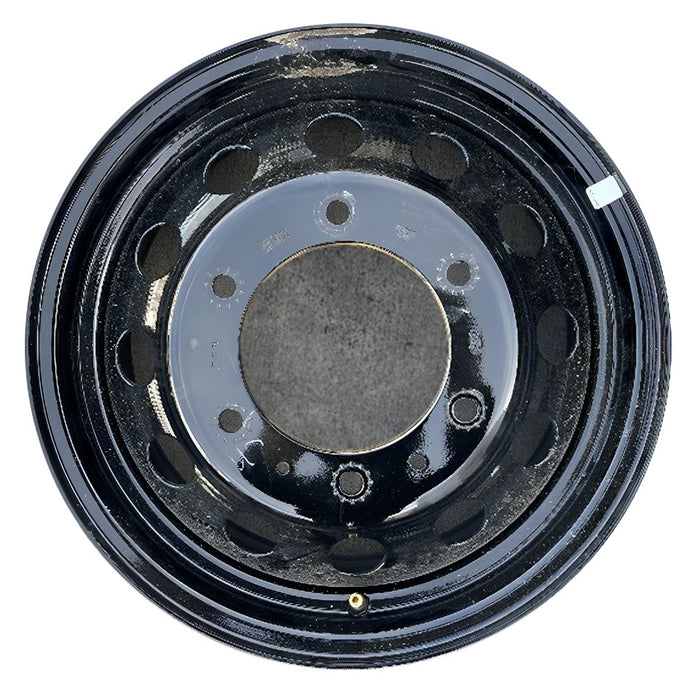 16" TRANSIT 150 22 , , 6 lug, steel, black Original OEM Wheel Rim - Front View