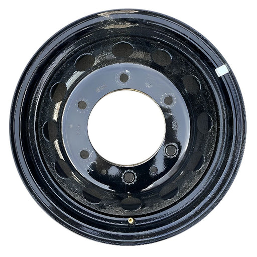 16" TRANSIT 150 22 , , 6 lug, steel, black Original OEM Wheel Rim - Front View