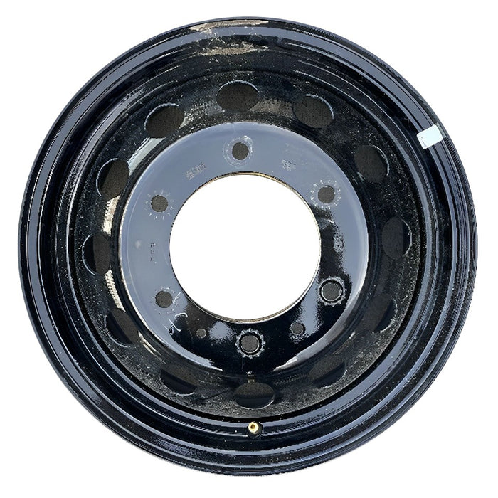 16" TRANSIT 150 22 , , 6 lug, steel, black Original OEM Wheel Rim - Front View