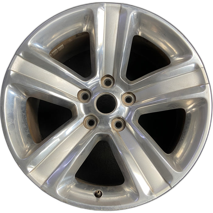 20" DODGE 1500 PICKUP 13 , 20x9, 5 spoke, polished with pockets Original OEM - Front View