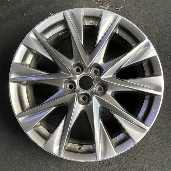 19" MAZDA CX-5 21 aluminum, 19x7, gloss black Original OEM Wheel Rim - Additional View