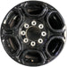 18" FORD F250SD PICKUP 23-26 18x8, aluminum, 6 spoke, black Original OEM Wheel - Front View
