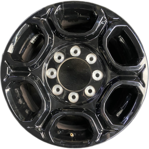 18" FORD F250SD PICKUP 23-26 18x8, aluminum, 6 spoke, black Original OEM Wheel - Front View