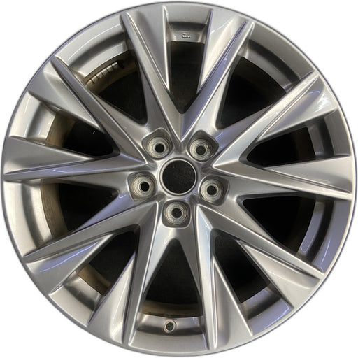 19" MAZDA CX-5 19-21 aluminum, 19x7, gunmetal Original OEM Wheel Rim - Front View