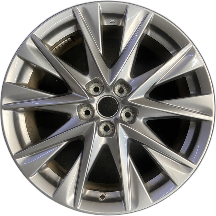 19" MAZDA CX-5 19-21 aluminum, 19x7, gunmetal Original OEM Wheel Rim - Front View