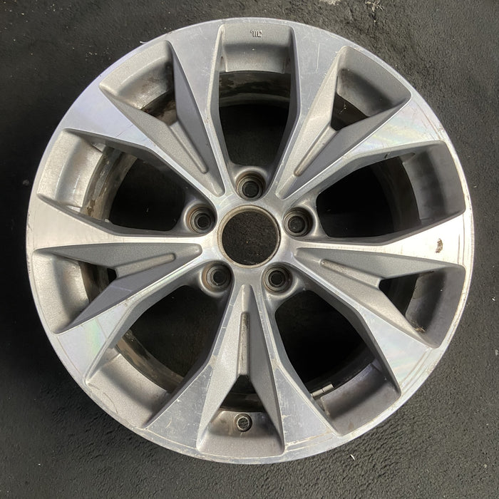 17" CIVIC 12 17x7 , 5 flared spoke, Original OEM Wheel Rim - Additional View