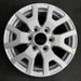 17" TACOMA 24-26 17x7, alloy Original OEM Wheel Rim - Front View