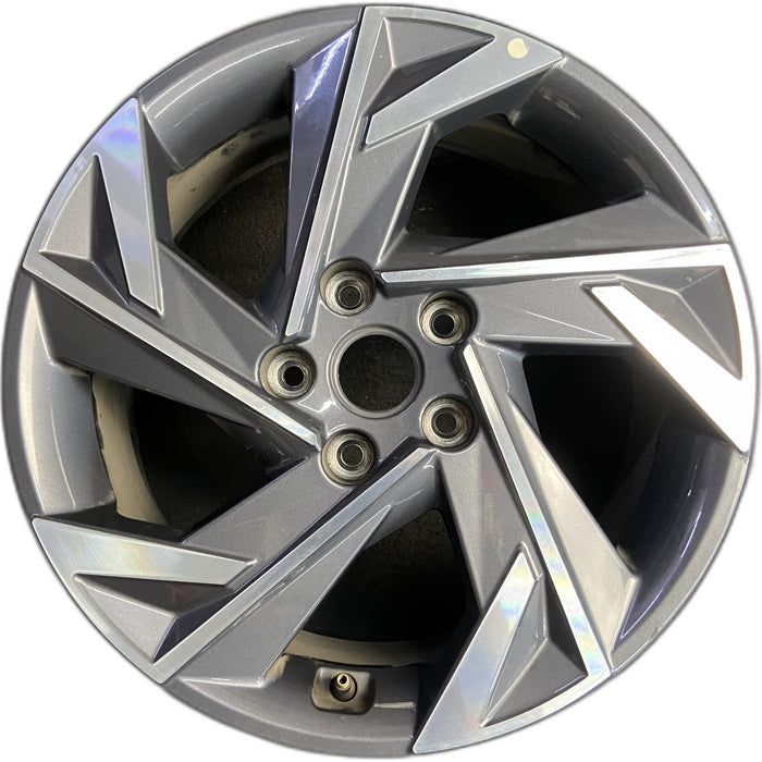 17" ELANTRA 24 17x7 Original OEM Wheel Rim - Front View