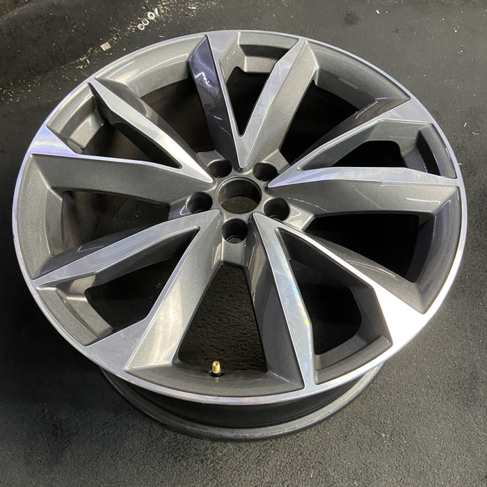 21" AUDI SQ7 20-22 , 5 spoke, V spoke Original OEM Wheel Rim - View 7