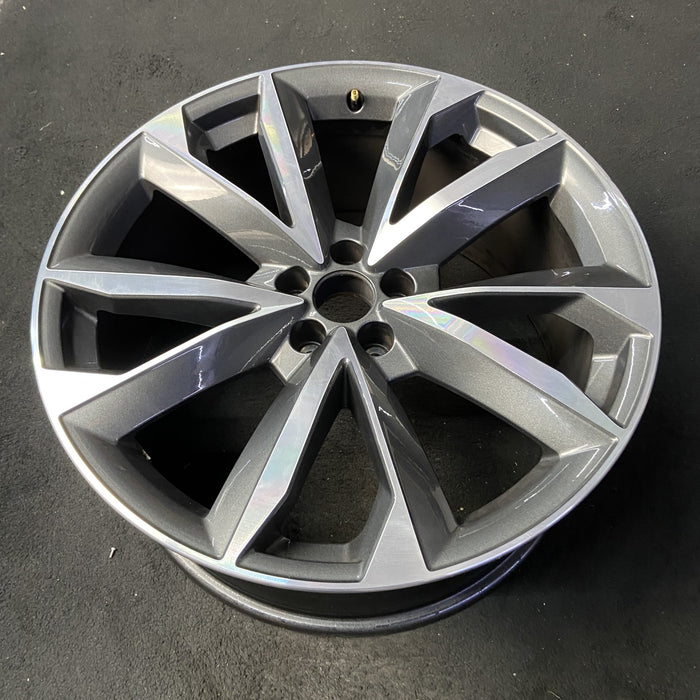21" AUDI SQ7 20-22 , 5 spoke, V spoke Original OEM Wheel Rim - View 8