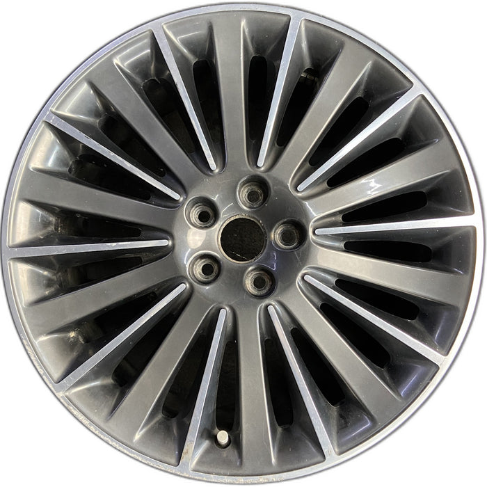 19" MKZ 13-16 19x8 , 20 spoke Original OEM Wheel Rim - Front View