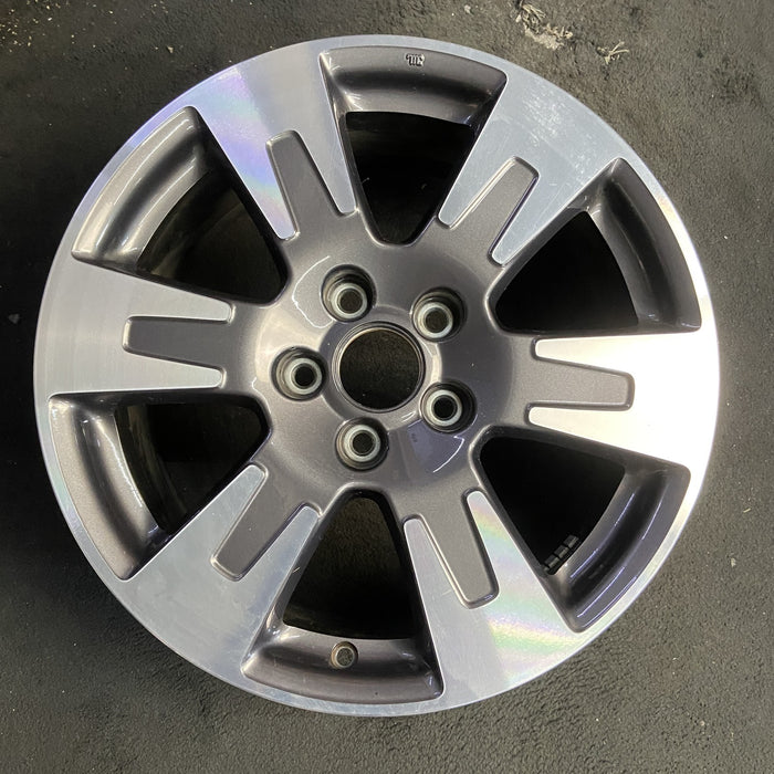 18" RIDGELINE 17-19 18x8, 6 spoke, machined face Original OEM Wheel Rim - Additional View
