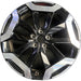 20" TELLURIDE 23-25 20x7.5, 5 double spoke, machined black Original OEM Wheel - Front View