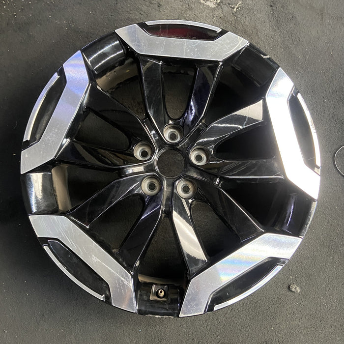 20" TELLURIDE 23-25 20x7.5, 5 double spoke, machined black Original OEM Wheel - Additional View