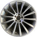 20" MERCEDES S-CLASS 14 222 Type; S550, 20x8.5, 14 spoke Original OEM Wheel Rim - Front View