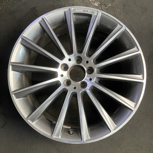20" MERCEDES S-CLASS 14 222 Type; S550, 20x8.5, 14 spoke Original OEM Wheel Rim - Additional View