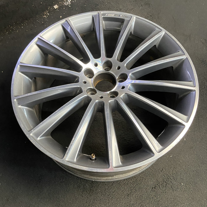 20" MERCEDES S-CLASS 14 222 Type; S550, 20x8.5, 14 spoke Original OEM Wheel Rim - View 7