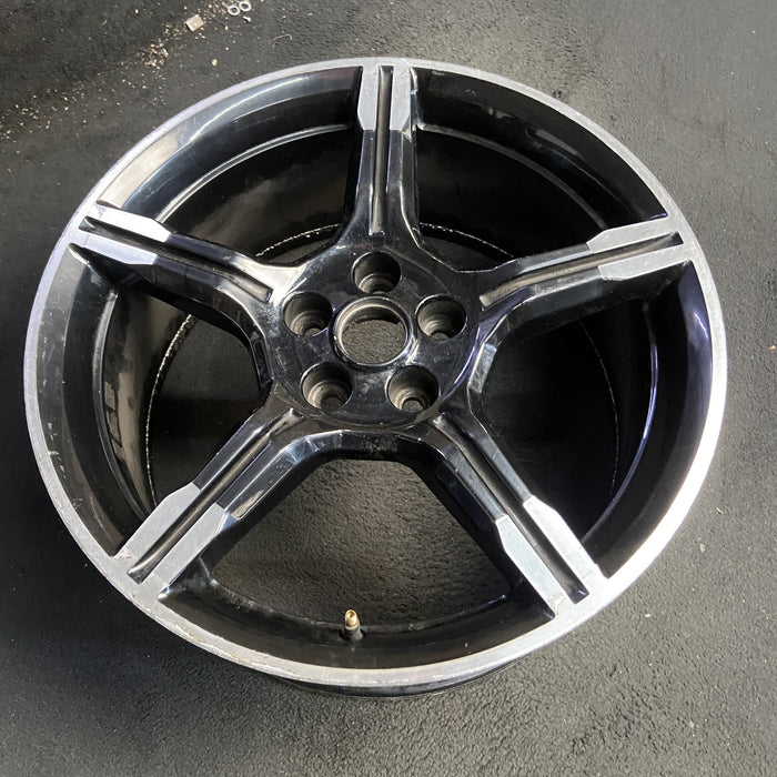 19" MUSTANG 19-20 19x8.5 , 5 spoke, machined face with pockets Original OEM - View 7