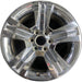 20" SIERRA 1500 PICKUP 19 classic , 20x9, 5 spoke, exposed lug nuts, chrome - Front View